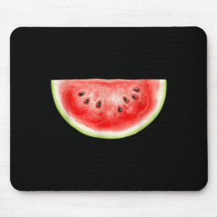 Wassermelone Sommer Wasserfarbe Fruchtscheibe Saft Mousepad