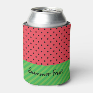 Wassermelone Sommerfrüchte personalisierbare rosa  Dosenkühler
