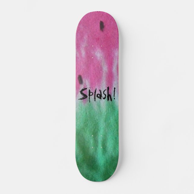 Wassermelone-Spritzen! Skateboard (Vorderseite)