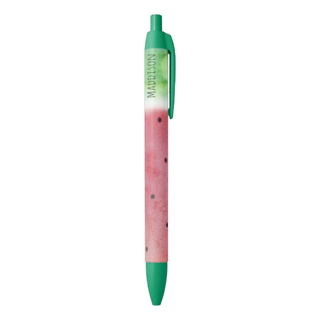 Wassermelone-Stift, personalisierter Kugelschreiber (Unterseite (Vertikal))