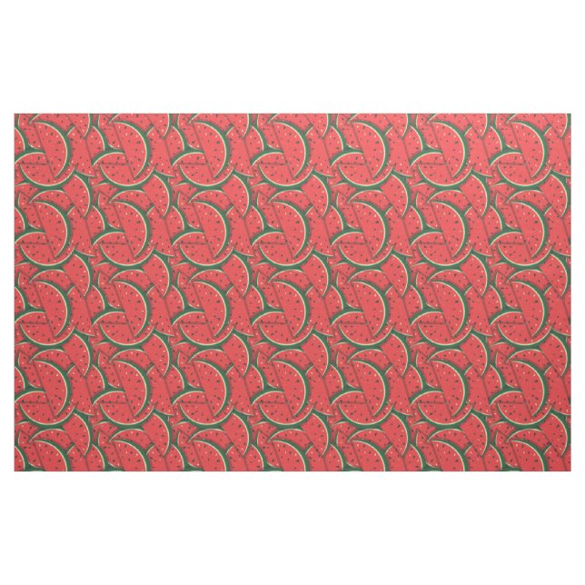 Wassermelone Stoff (Fat Quarter (45,7 x 55,9 cm))