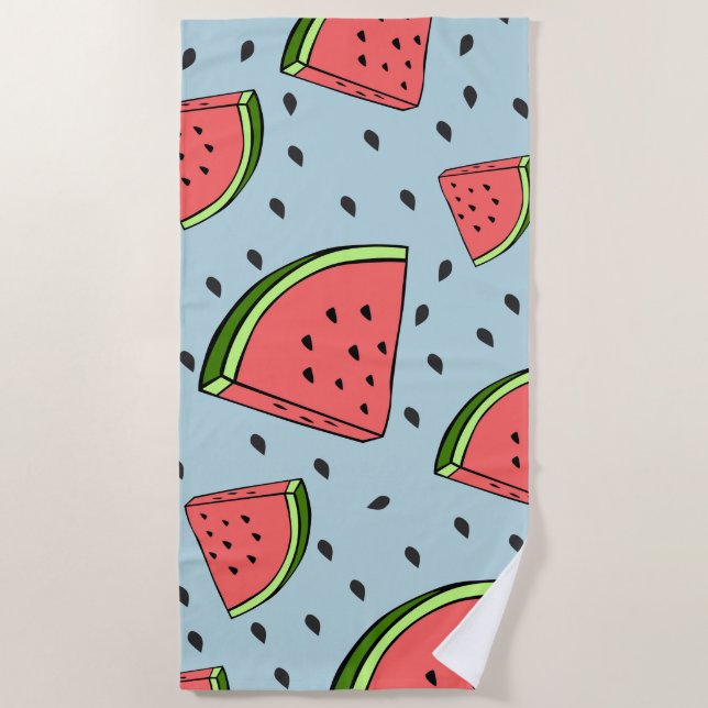 Wassermelone Strandtuch (Vorderseite)