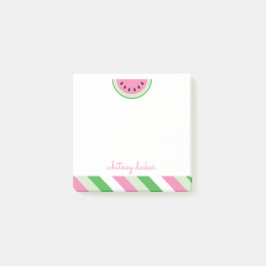 Wassermelone Streifen Personalisiert Notepad Post-it Klebezettel