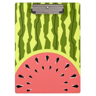 Wassermelone Stripe Pink Klemmbrett