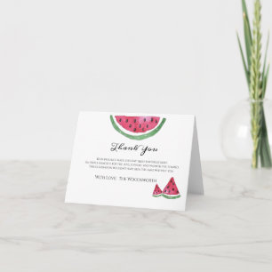 Wassermelone Süße Mädchen Sommer Danke 