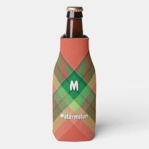 Wassermelone Tartan Flasche Cooler Flaschenkühler