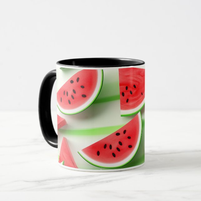 Wassermelone Tasse (Vorderseite Links)