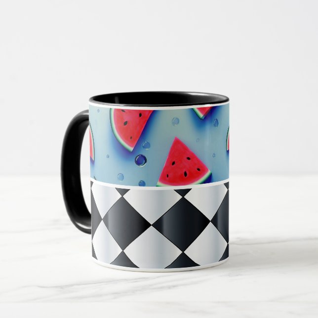 Wassermelone Tasse (Vorderseite Links)