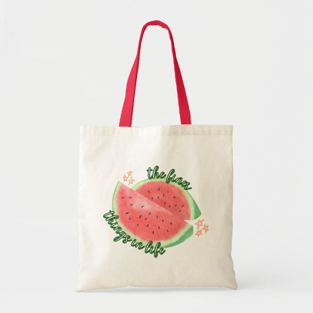 Wassermelone - The Finer Things-Serie - Tragetasche (Vorne)