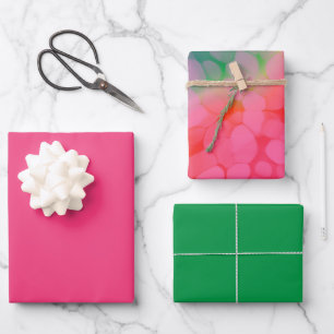 Wassermelone Tie Dye Geschenkpapier Set