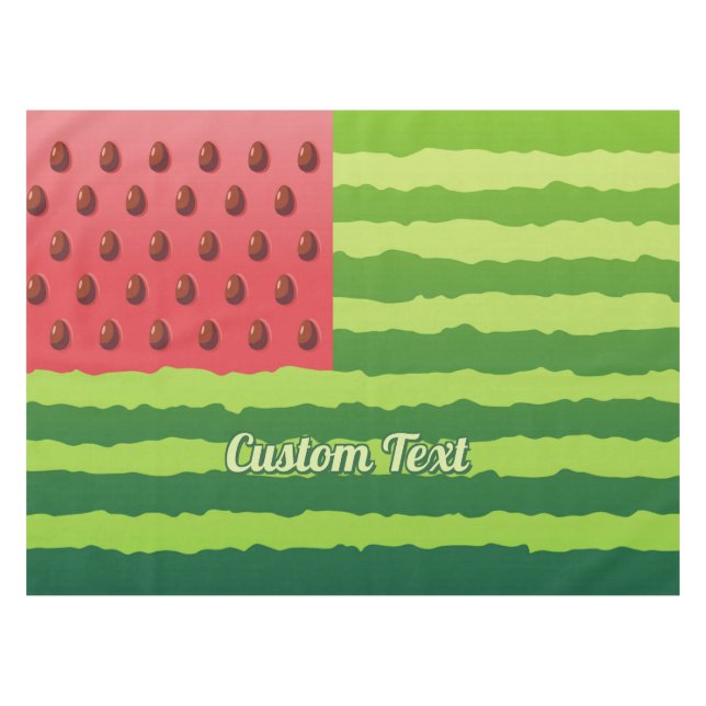 Wassermelone Tischdecke (Vorderseite (Horizontal))
