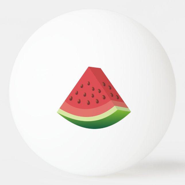 Wassermelone Tischtennisball (Vorderseite)