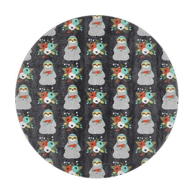 Wassermelone-Trägheits-Muster Schneidebrett (Vorderseite)