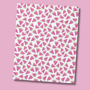 Wassermelone tropisches Fruchtmuster Fleecedecke