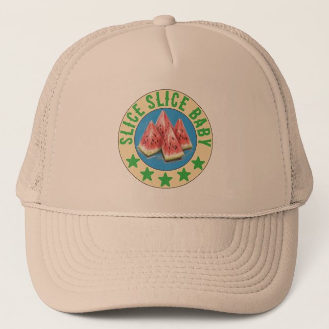 Wassermelone Truckerkappe (Vorderseite)
