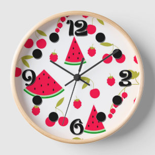 Wassermelone Uhr