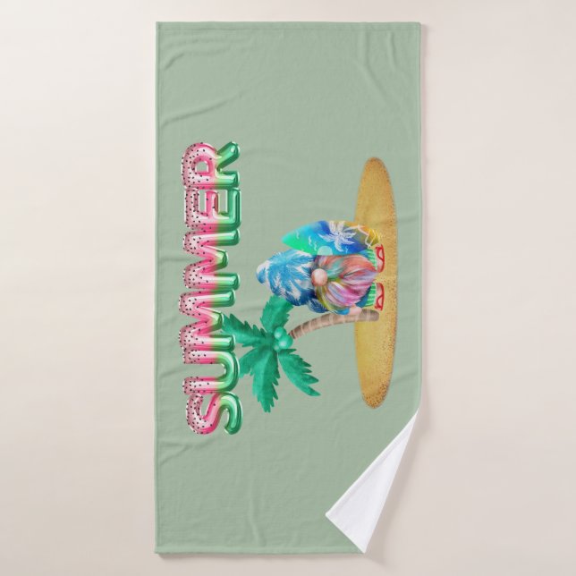 Wassermelone und Gefärbte Krawatte Beach Surfen Badehandtuch (Badehandtuch)
