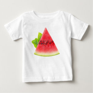 Wassermelone und Minze Baby T-shirt