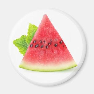 Wassermelone und Minze Magnet
