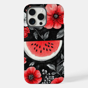 Wassermelone und Mohn  iPhone 15 Pro Max Hülle