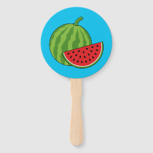 Wassermelone und Slice Fächer