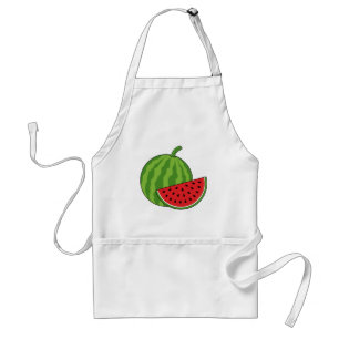 Wassermelone und Slice Schürze