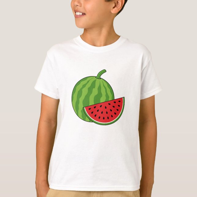 Wassermelone und Slice T-Shirt (Vorderseite)