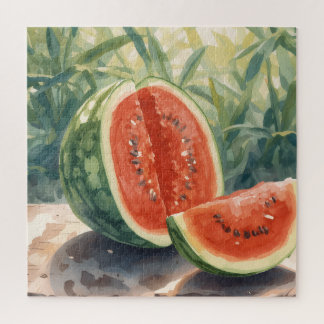 Wassermelone Wasserfarbe