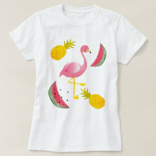 Wassermeloneflamingo-Ananast-shirt T-Shirt