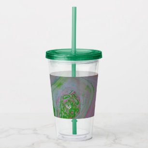 Wassermelonen-Acryl-Pour-Tumbler Acryltrinkbecher