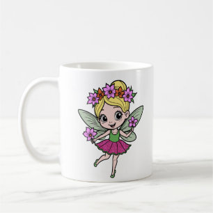 Wassermelonen-Blumenfee-Tasse Kaffeetasse