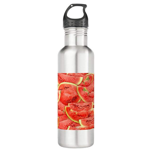 Wassermelonen Edelstahlflasche (Vorderseite)
