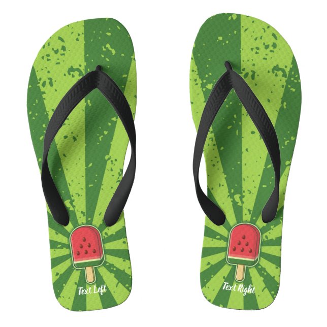 Wassermelonen-Eis-Stick Flip Flops (Fußbett)