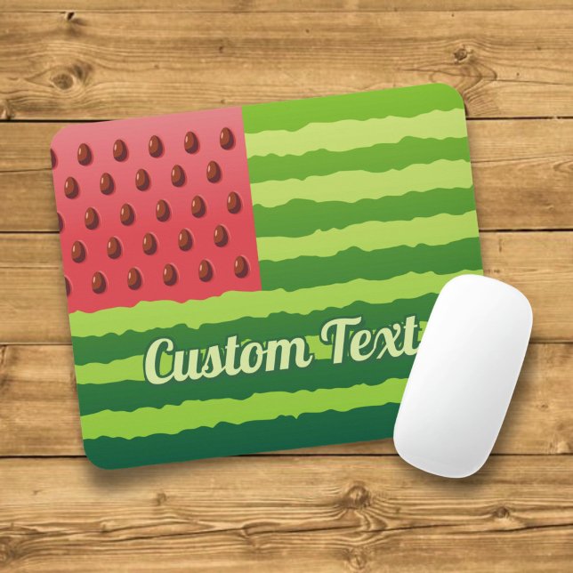 Wassermelonen-Flagge-Mauspad Mousepad (Von Creator hochgeladen)