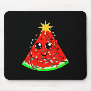 Wassermelonen-Frucht Hawaiianisches Weihnachten So Mousepad