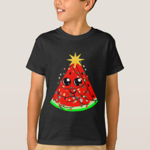 Wassermelonen-Frucht Hawaiianisches Weihnachten So T-Shirt
