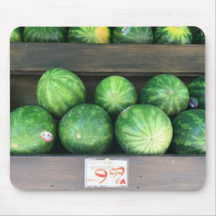 Wassermelonen für den Verkauf landwirtschaftlicher Mousepad