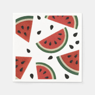Wassermelonen Garn Egal wie Sie es schneiden Party Serviette