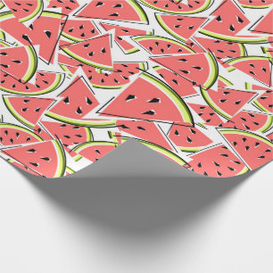 Wassermelonen-Geschenkpapier großes Muster Geschenkpapier