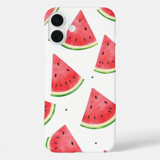 Wassermelonen-Handyhülle  iPhone 16 Plus Hülle (Rückseite)