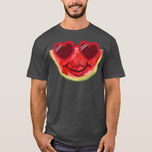 Wassermelonen Herz I Vegan Vegetarischer Garten Na T-Shirt