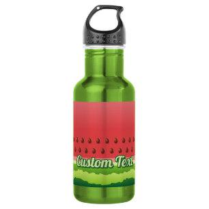 Wassermelonen-Hintergrund Edelstahl-Wasserflasche Edelstahlflasche