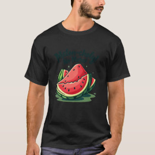 Wassermelonen Humor Lustige Früchte Sommer Stimmun T-Shirt