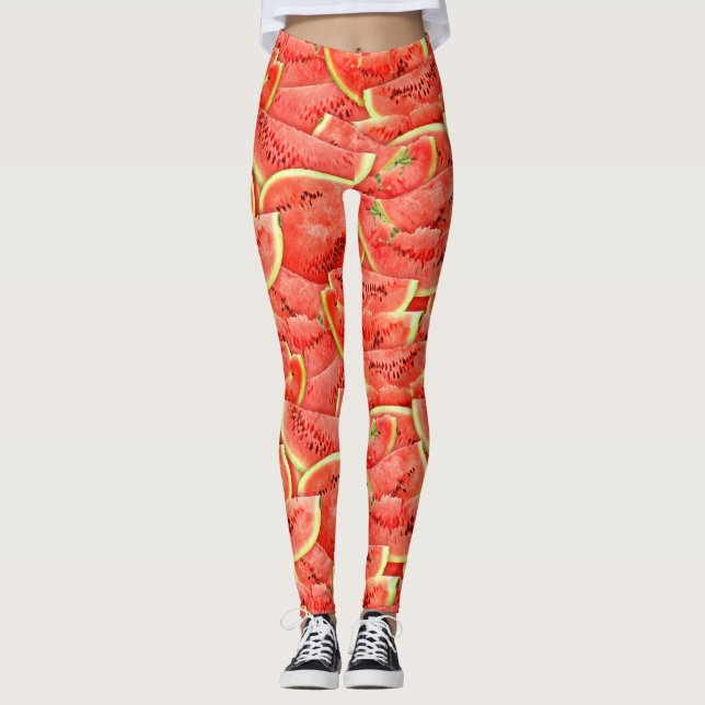 Wassermelonen Leggings (Vorderseite)