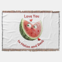 Wassermelonen-Liebe: Sweet & Juicy Heart Decke