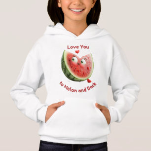 Wassermelonen-Liebe: Sweet & Juicy Heart Hoodie