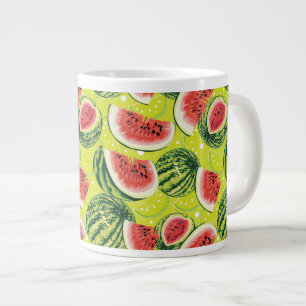 Wassermelonen-Muster 2 Jumbo-Tasse