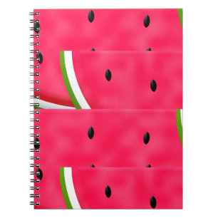 Wassermelonen-Muster Notizblock