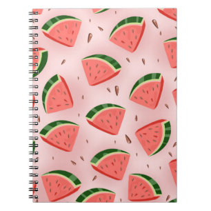 Wassermelonen-Muster Notizblock