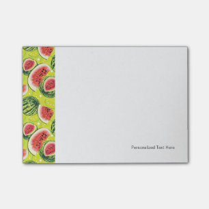 Wassermelonen-Muster Post-it Klebezettel